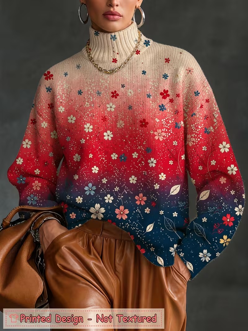 Winter Clothing For Women - Camiseta de gola alta para mulher,