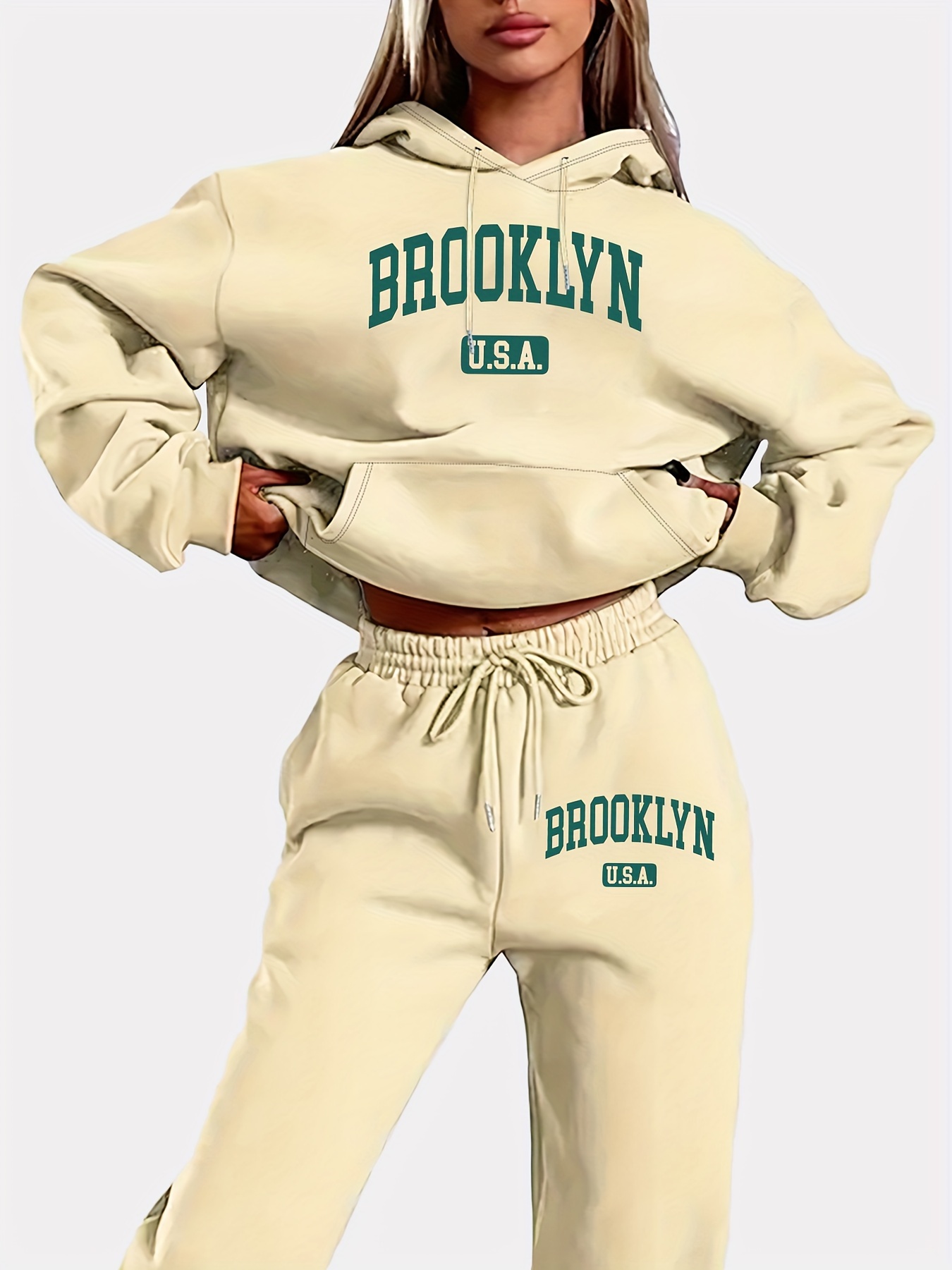 Winter Clothing For Women - Conjunto de Moletom Feminino 2026 com