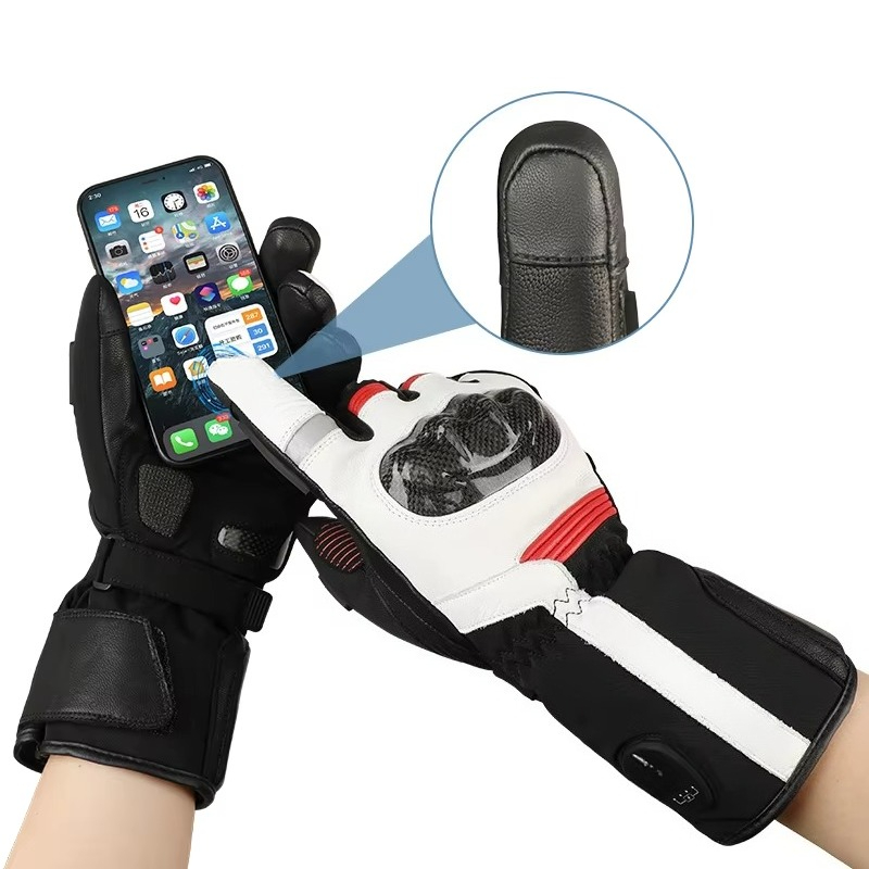 Heated Gloves Electric - Luvas de Motocicleta de Inverno com