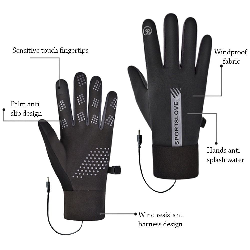 Luvas Criativas de Inverno com - Heated Gloves Electric avaliação e preço
