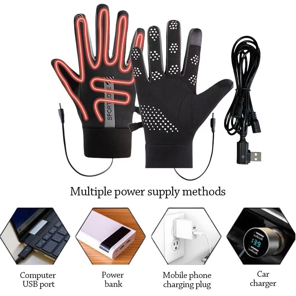 Luvas Criativas de Inverno com - Heated Gloves Electric avaliação e preço
