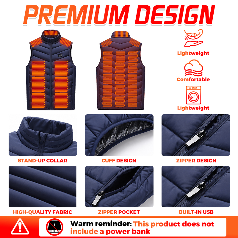 Colete Aquecido Inteligente co - Winter Clothing Hiking avaliação e preço