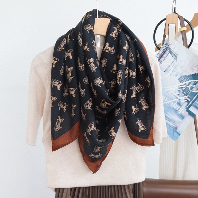 Cachecol de Mistura de Seda e  - Winter Clothing Hong Kong avaliação e preço